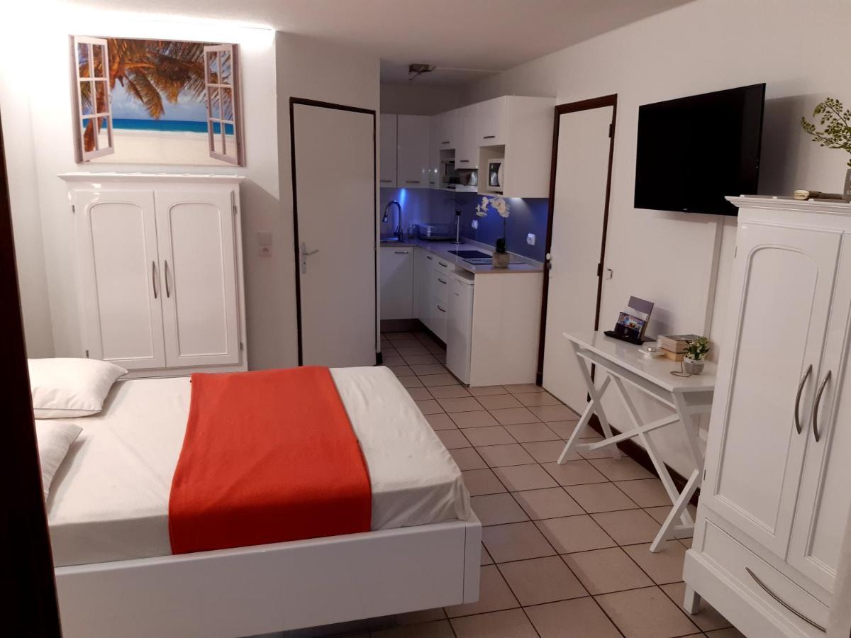 Studio Climatise - Piscine-Plage - 1 A 2 Personnes Appartement Sainte-Anne Buitenkant foto